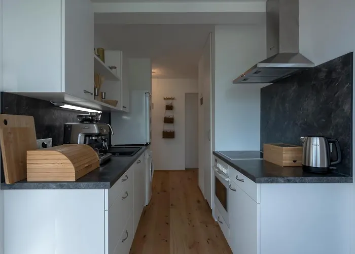 Tamliving 2br Center 3 Bridges Great View Kitchen Apartament Lublana